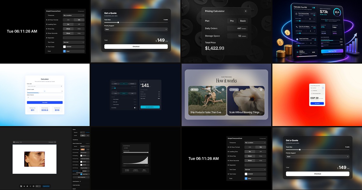 10 Best Framer Calculator and ROI Components in 2026 cover