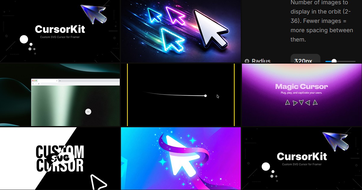 8 Best Framer Cursor Effect Components in 2026 cover