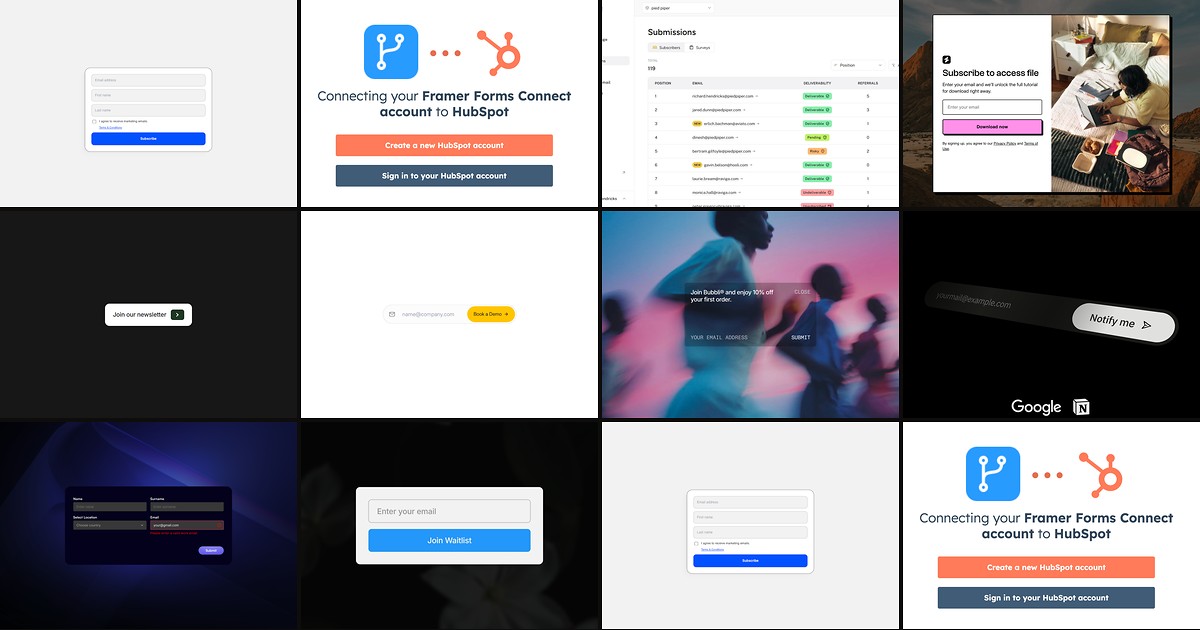 10 Best Framer Newsletter and Email Capture Tools in 2026 cover
