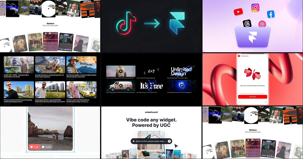8 Best Framer Social Media Feed Tools in 2026 cover