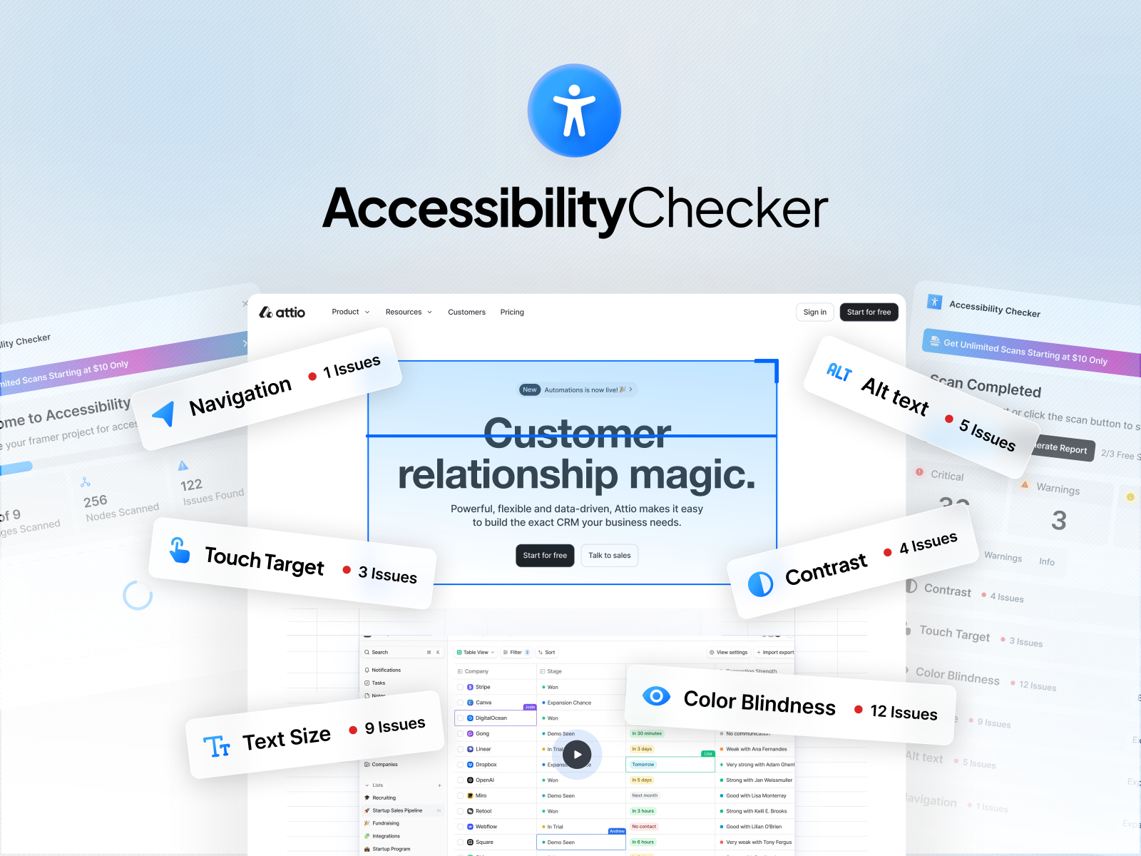 Accessibility Checker preview