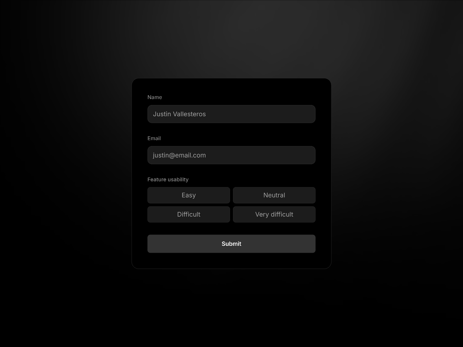 Button Group Input preview