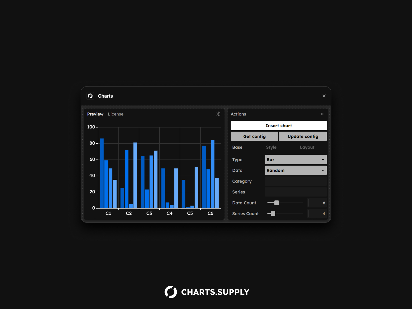 Charts for Framer Plugin preview