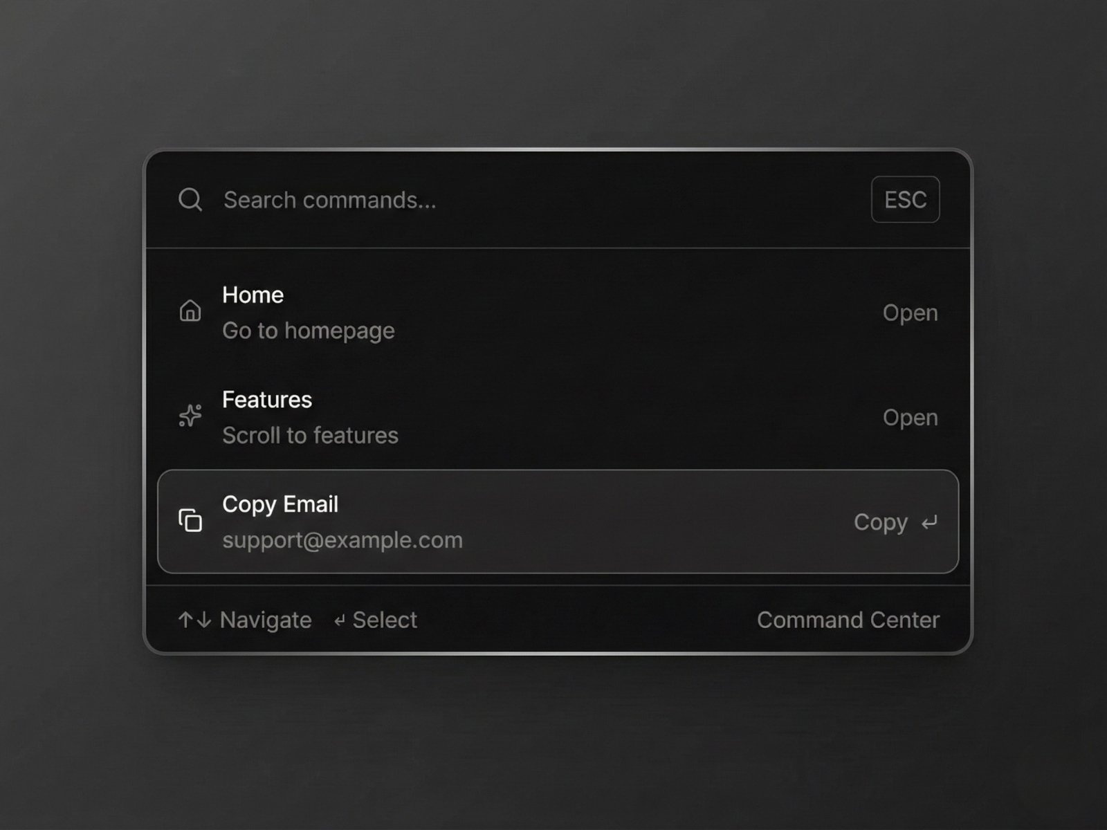 Command Center Pro preview