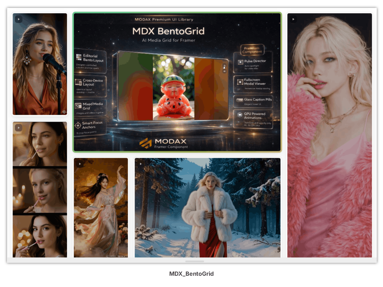 MDX BentoGrid preview