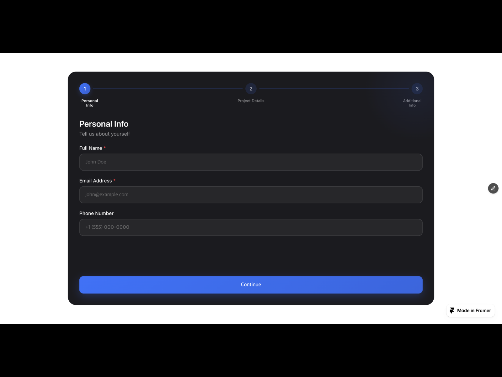 Multi-Step Form Pro preview