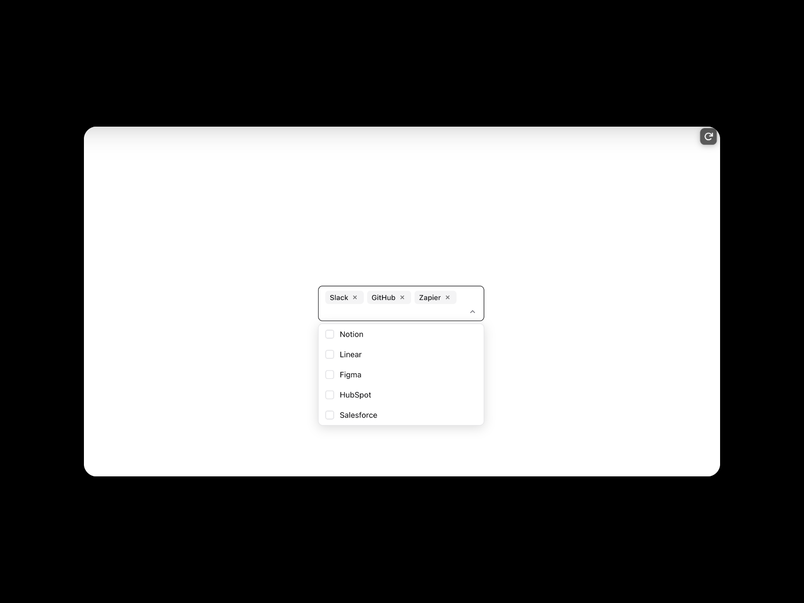 MultiSelectCombobox preview