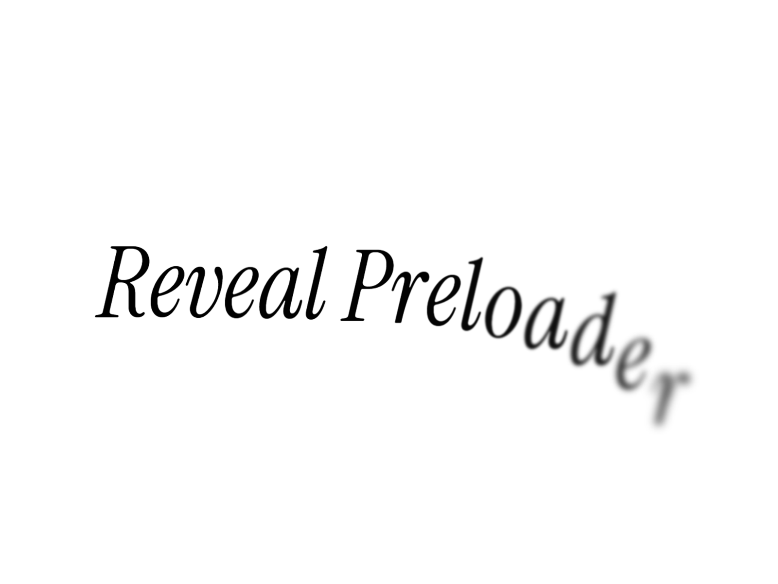 Preloader preview