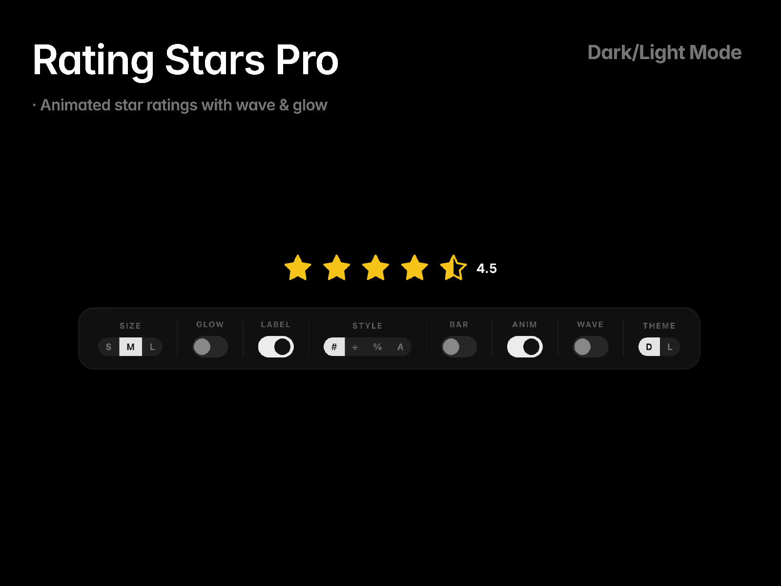 Rating Stars Pro preview