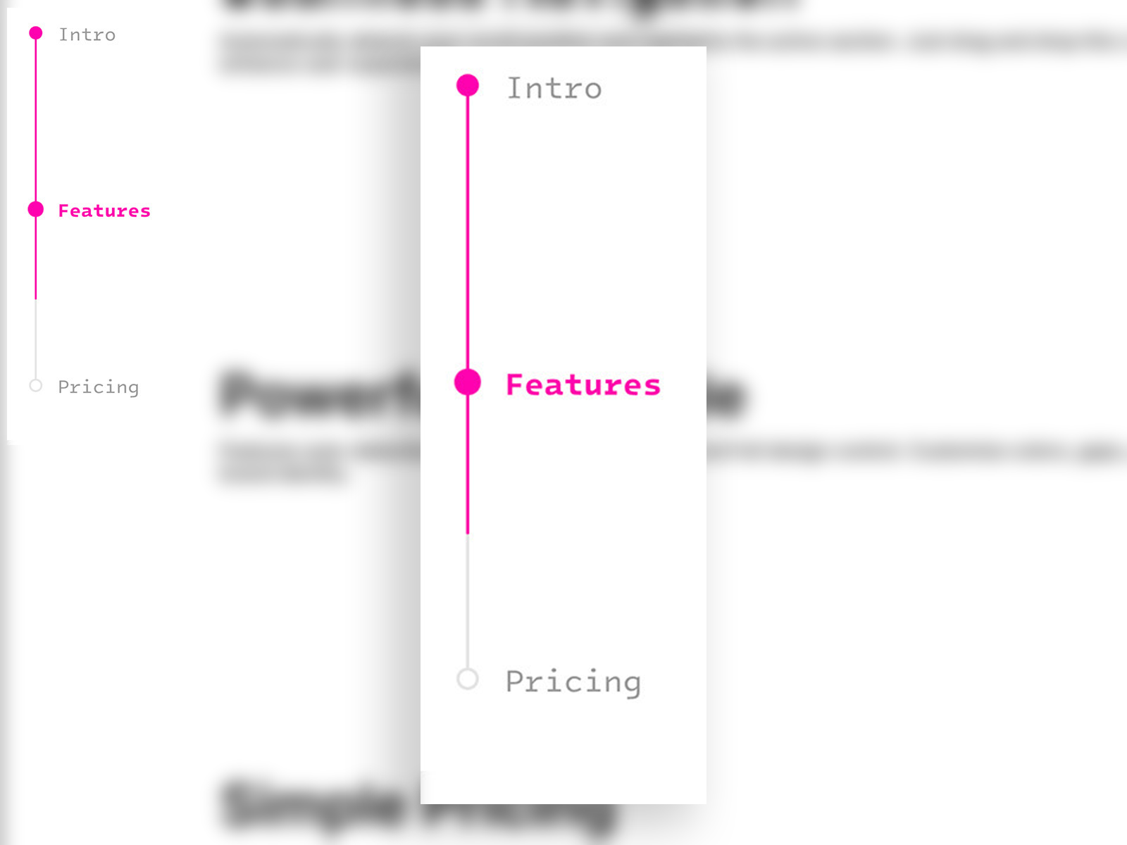 Scroll Spy Nav preview