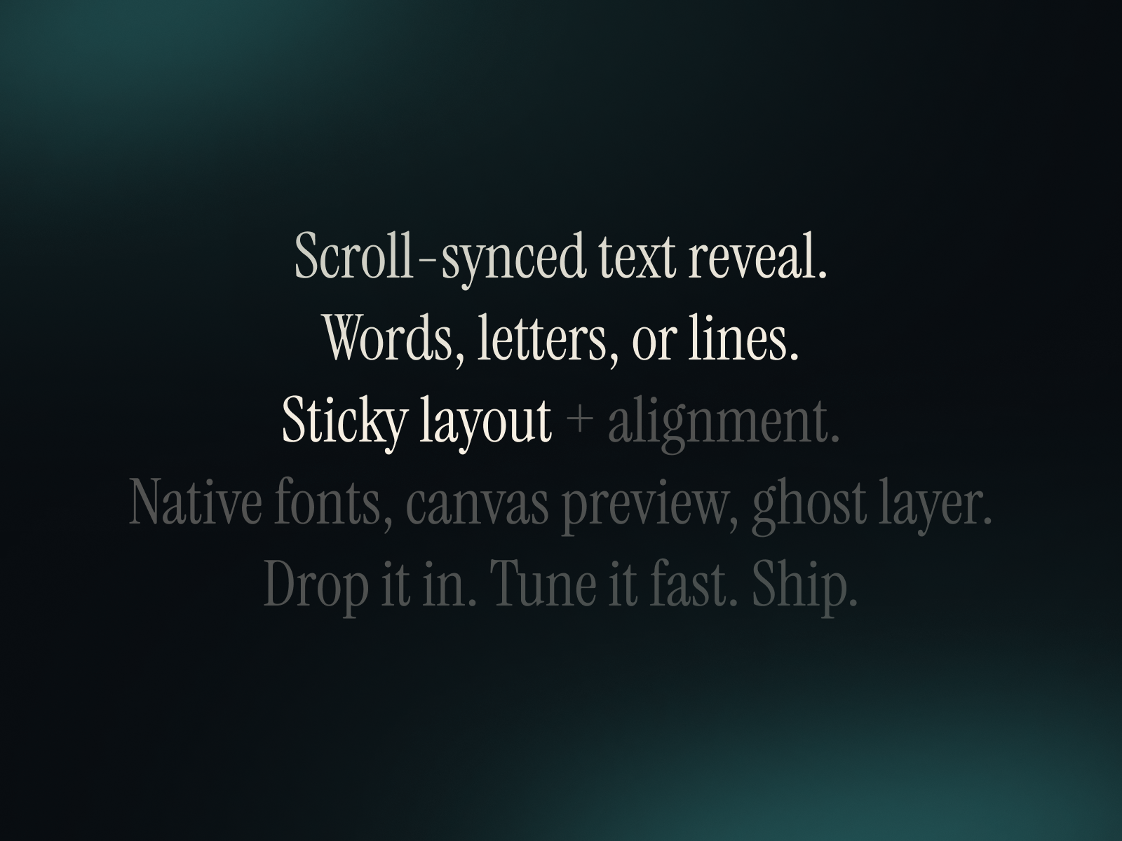 Ultimate Scroll Text preview