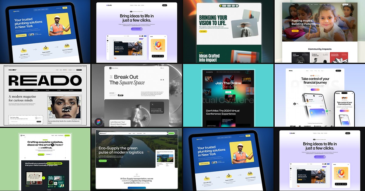 Cover collage for 10 Best Free 10+ Page Framer Templates in 2026