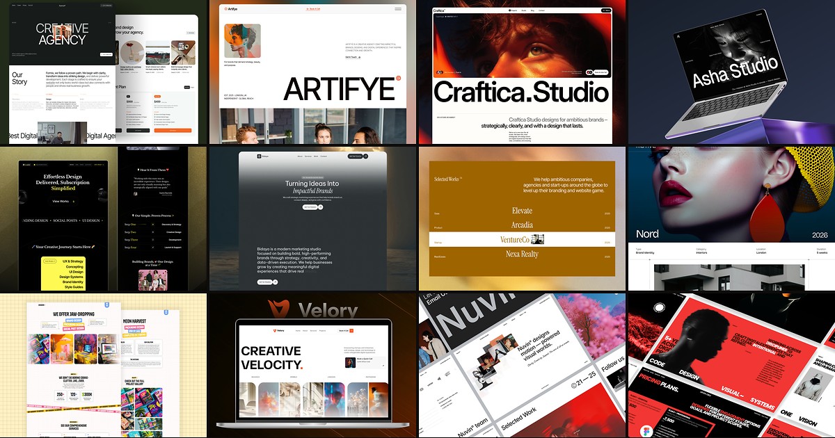 12 Best Free Creative Studio Framer Templates in 2026 (Ranked) cover
