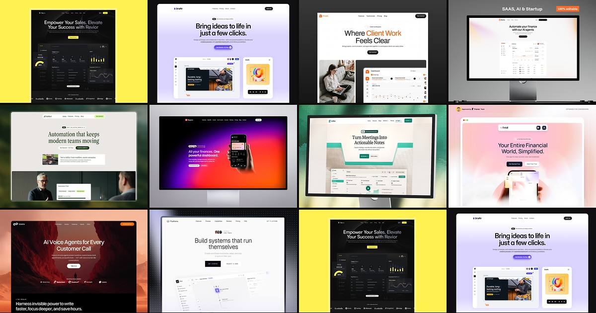 10 Best Free SaaS Framer Templates in 2026 cover