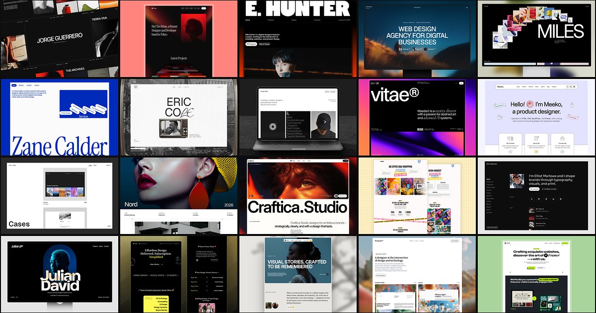 20 Best Portfolio Framer Templates in 2026 (Ranked) cover