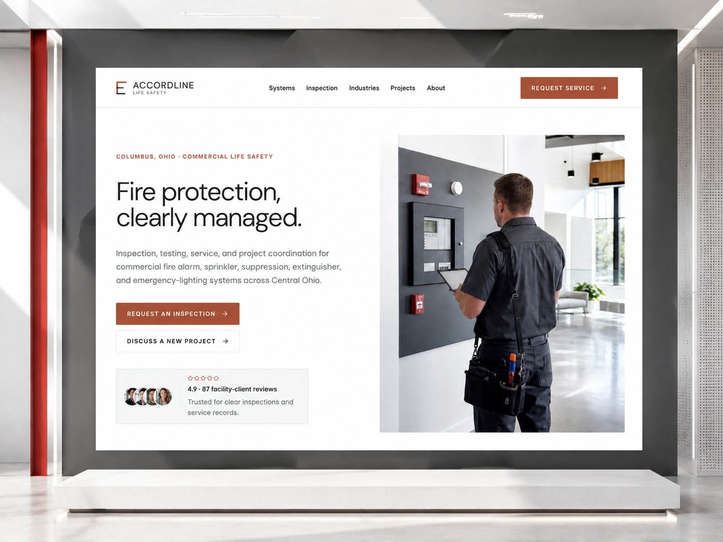 ACCORDLINE: Free Business Blog Website Template by baptiste.fort — Free Blog Framer Template preview