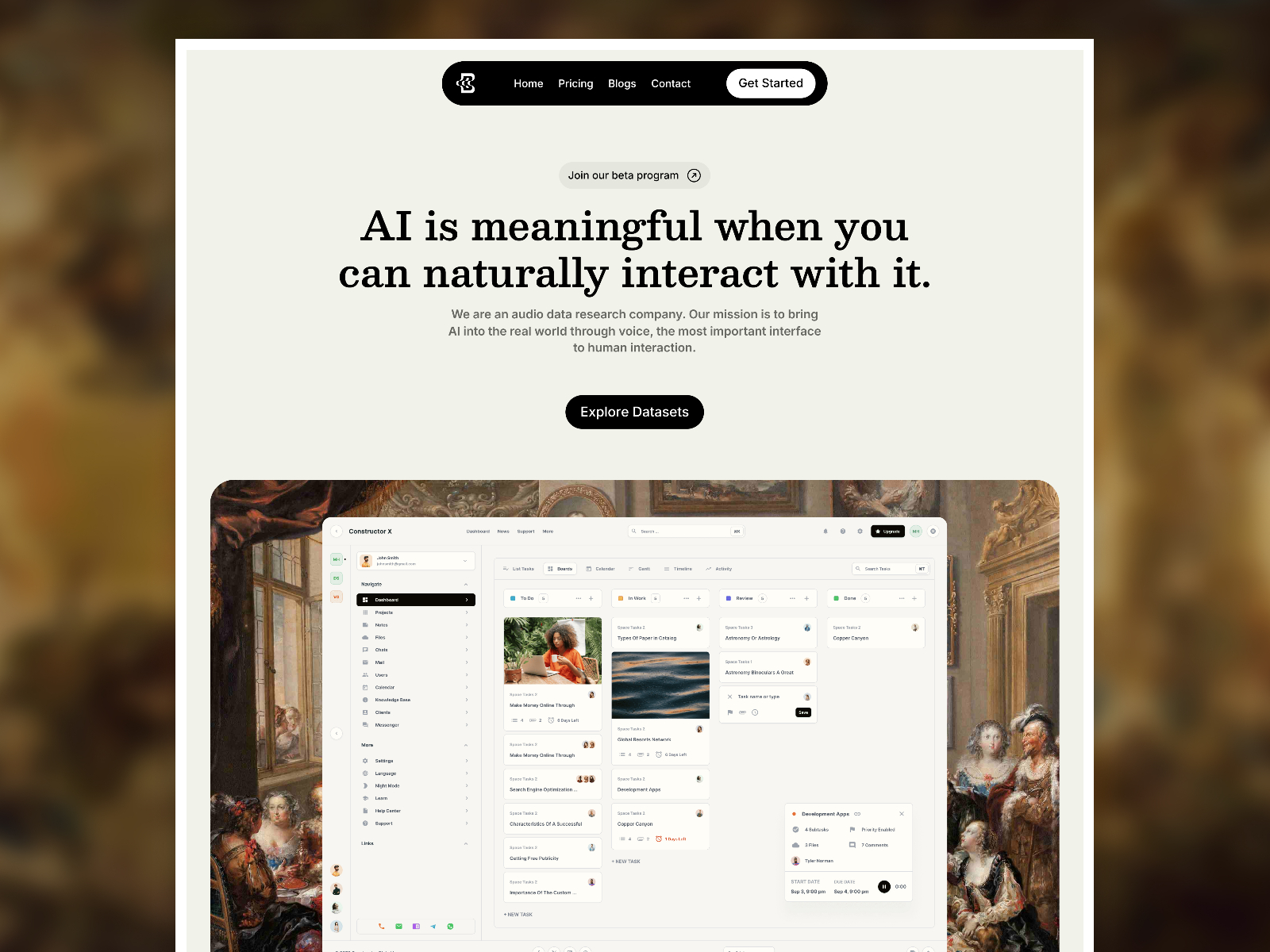 Acee — Free SaaS Startup Framer Template preview