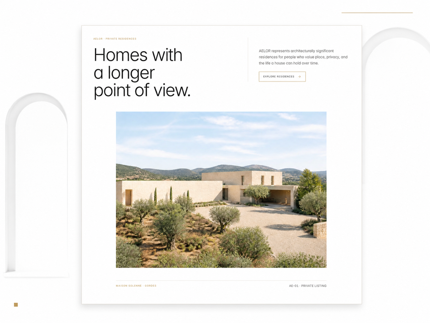 AELOR: Free Architecture Website Template by baptiste.fort — Free Architecture Framer Template preview