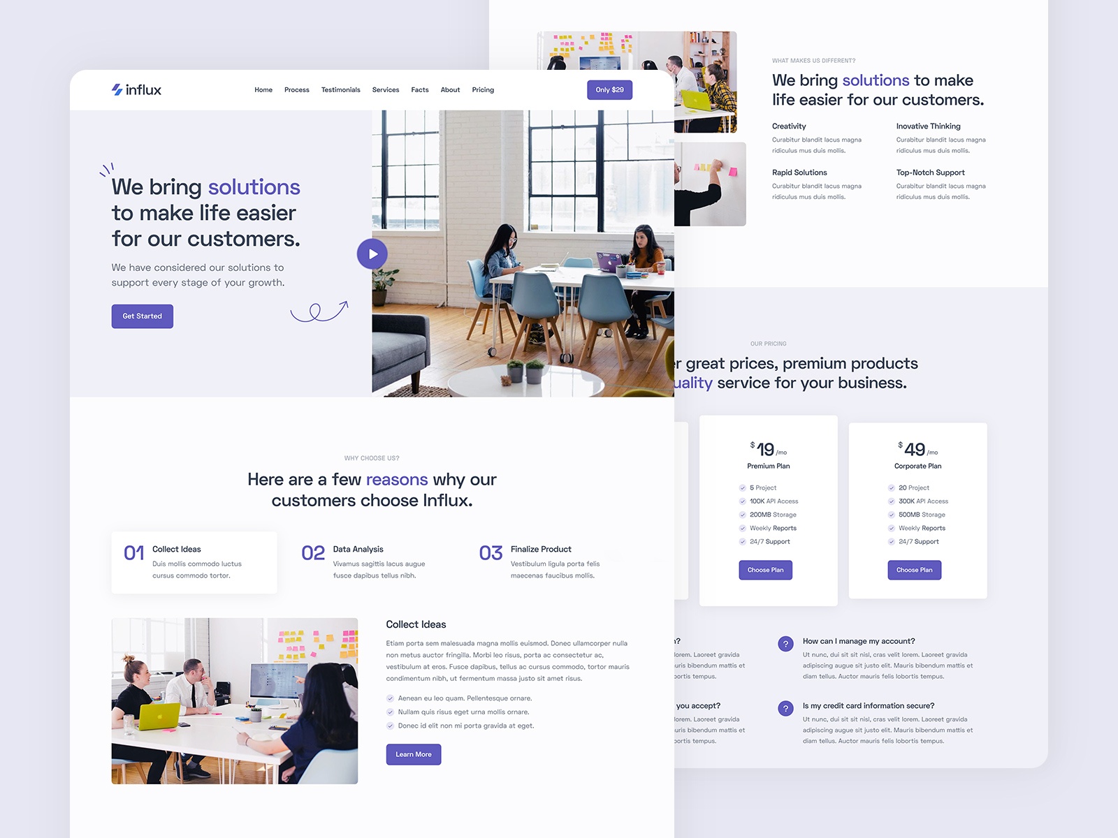 Agencera — Free Portfolio Website Template by Jawad Ahmad — Free Portfolio Template for Framer by Jawad Ahmad preview