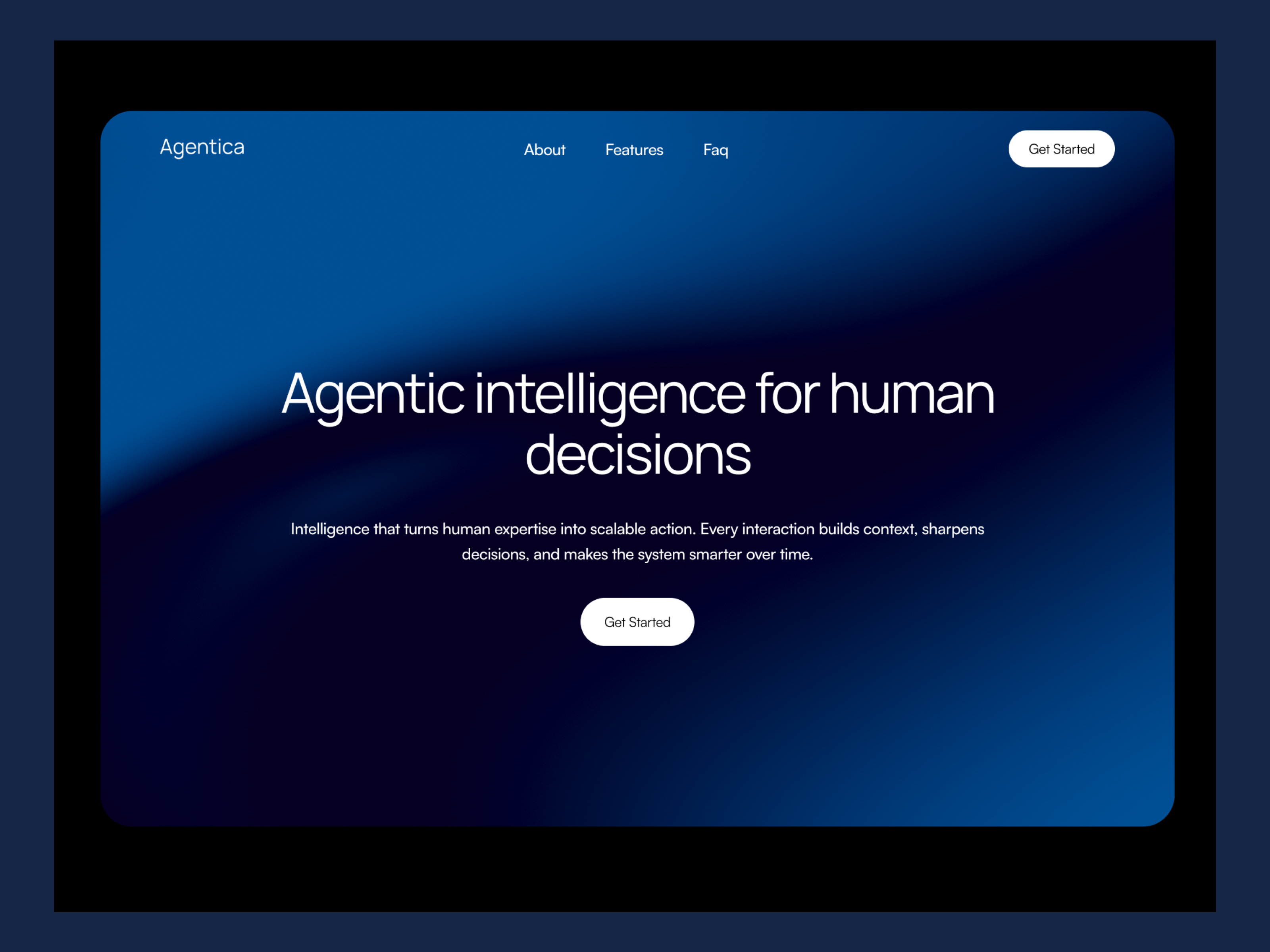 Agenctica: Free AI Website Template by Mara Furqaan — Free SaaS Framer Template preview