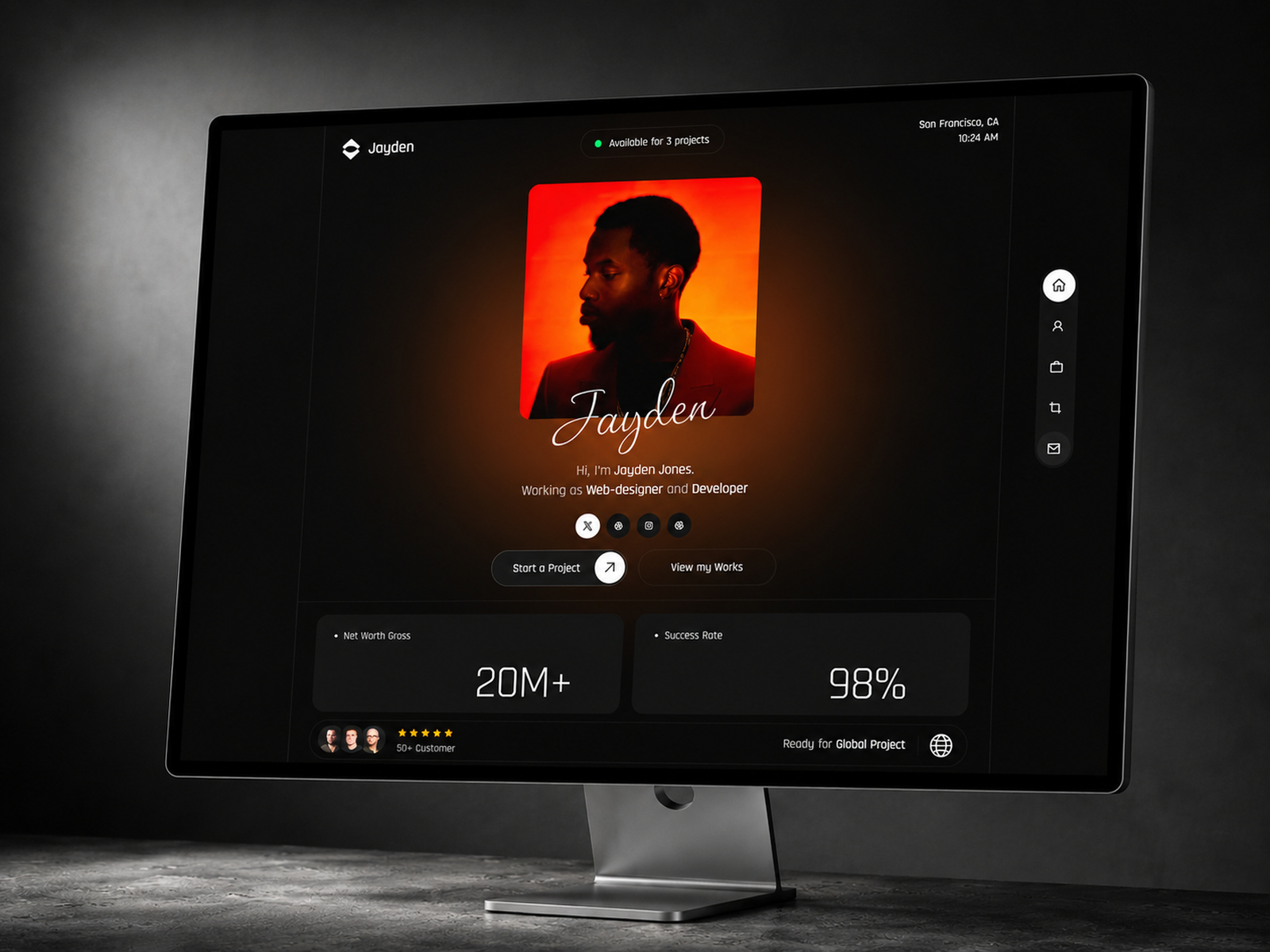 AgencyIO: Free Agency Website Template by Ridhwan Co. — Free SaaS Framer Template preview