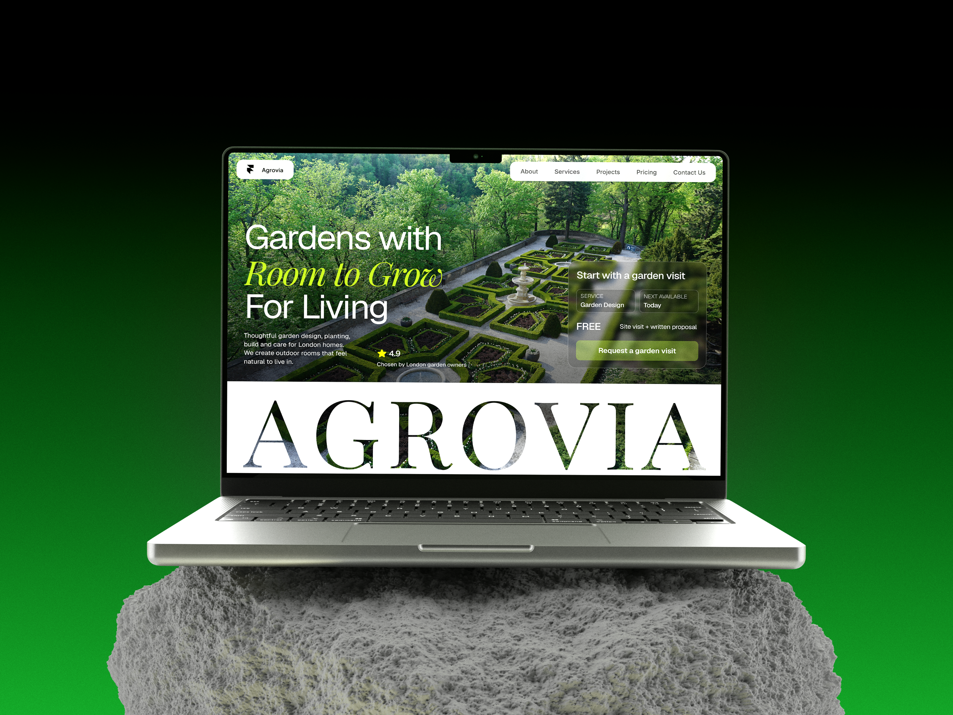 Agrovia — Free Portfolio Framer Template preview