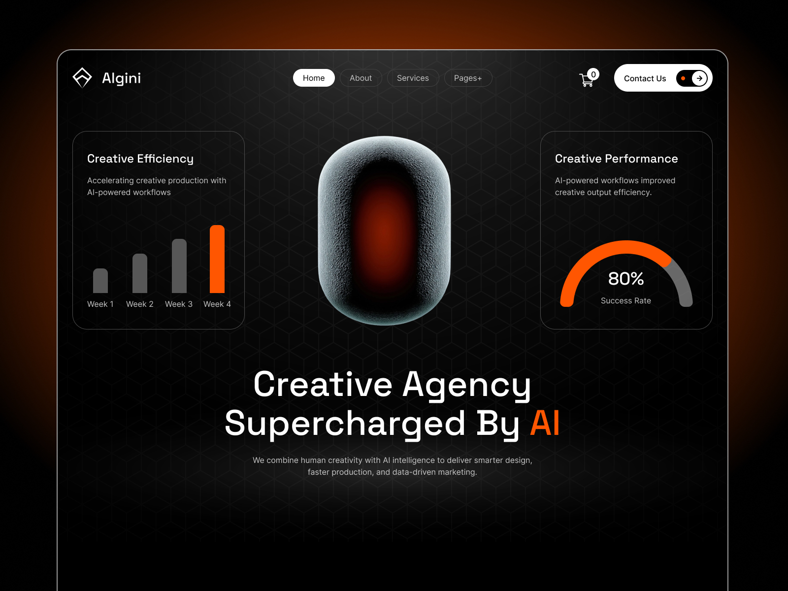 Algini — Free Automotive Framer Template preview