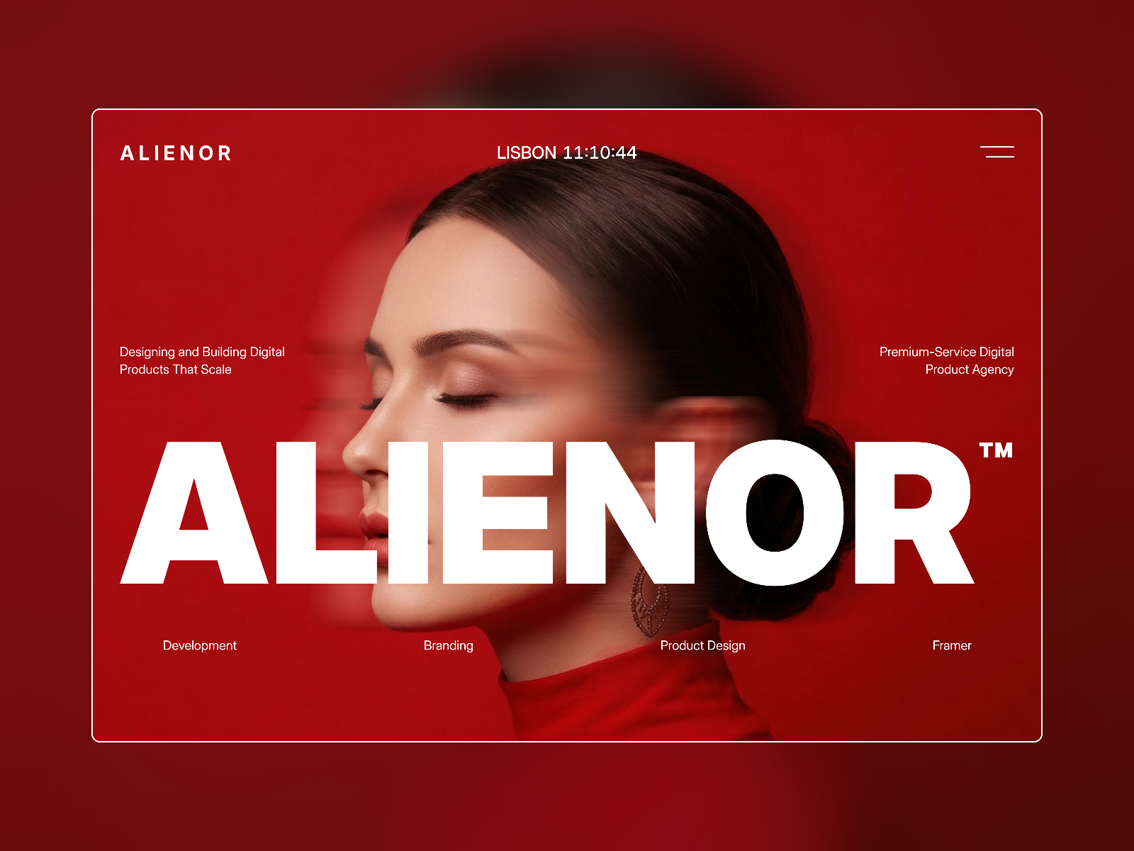 Alienor — Free Creative Agency Framer Template preview