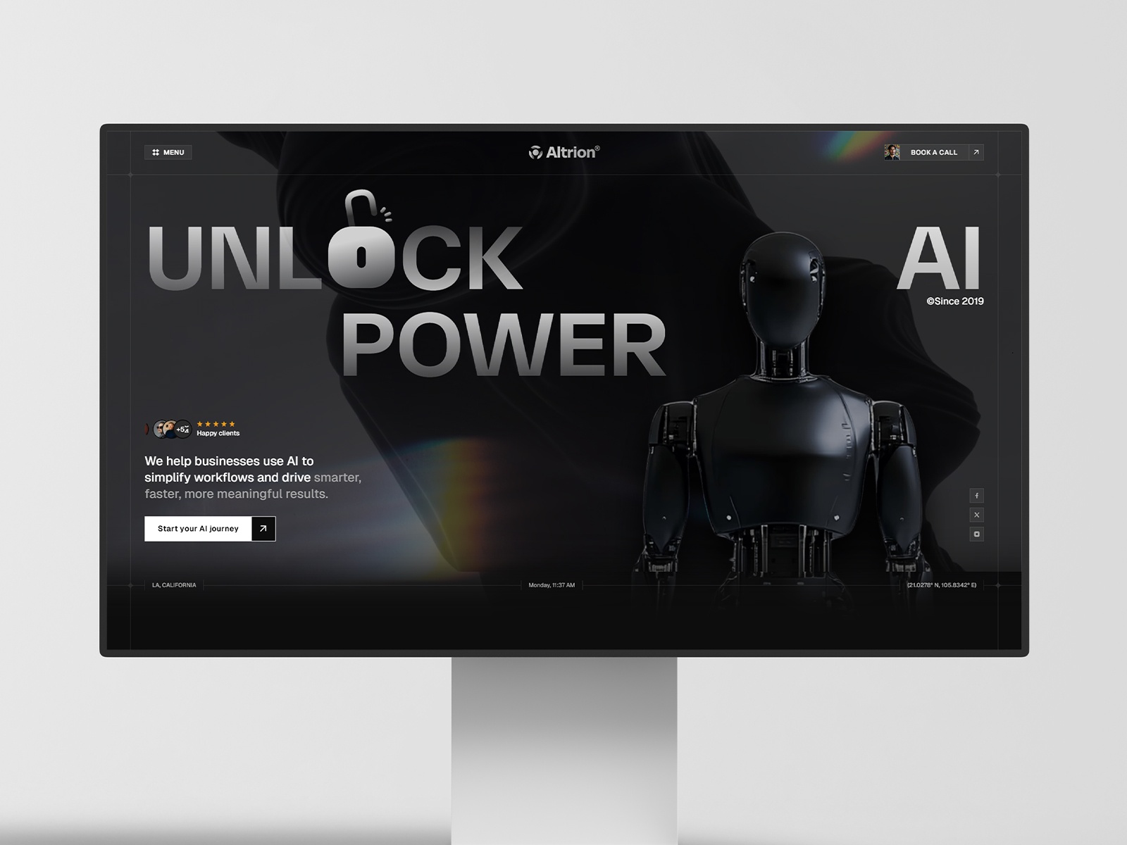 Altrion — Free Automotive Framer Template preview