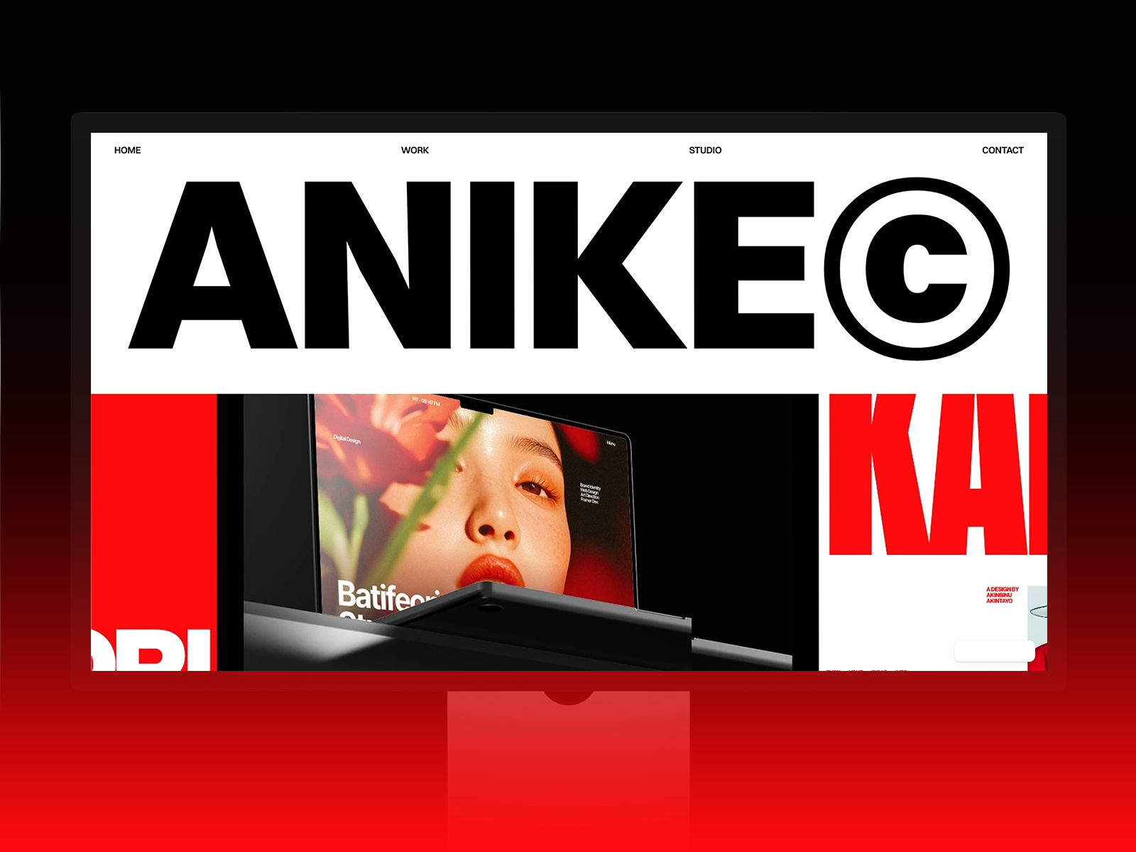 Anike — Free Portfolio Framer Template preview