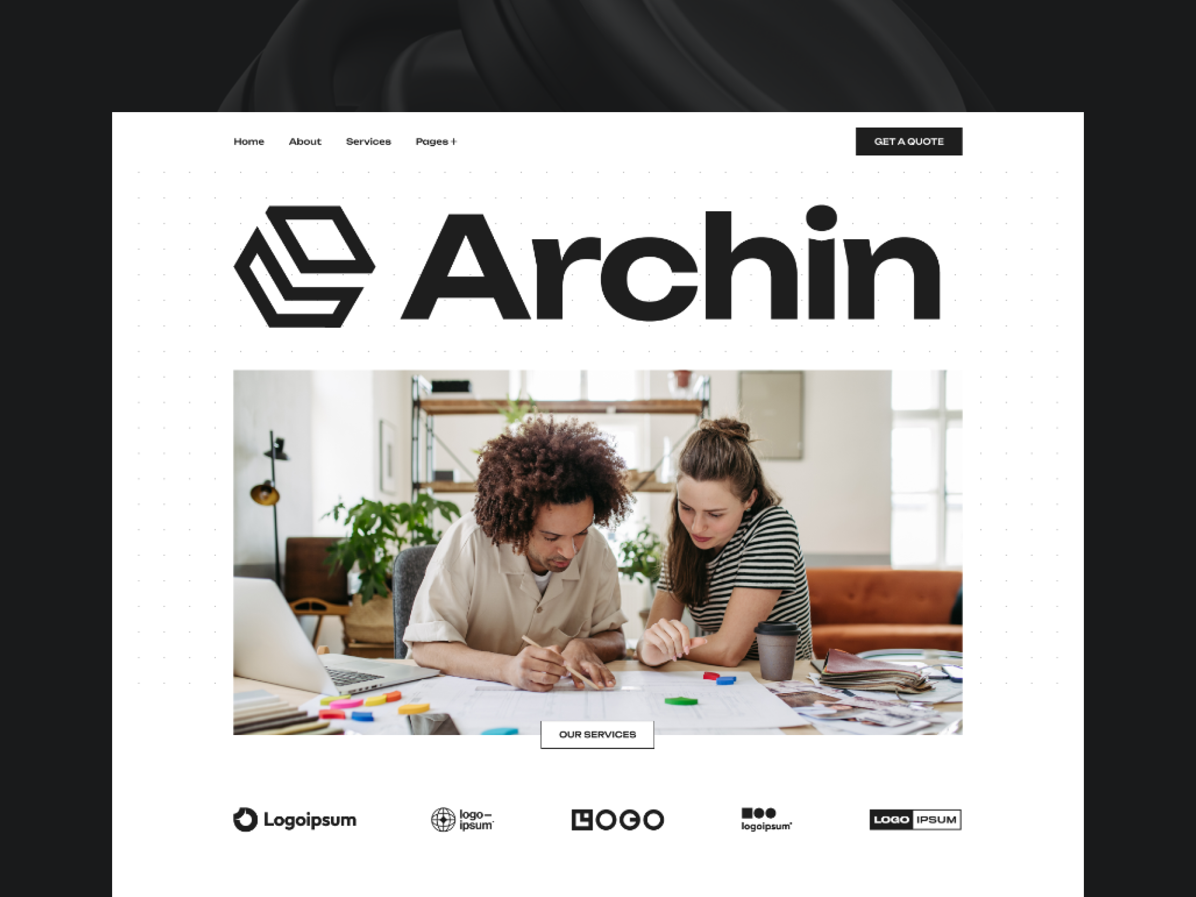 Archin — Free Architecture Template for Framer preview