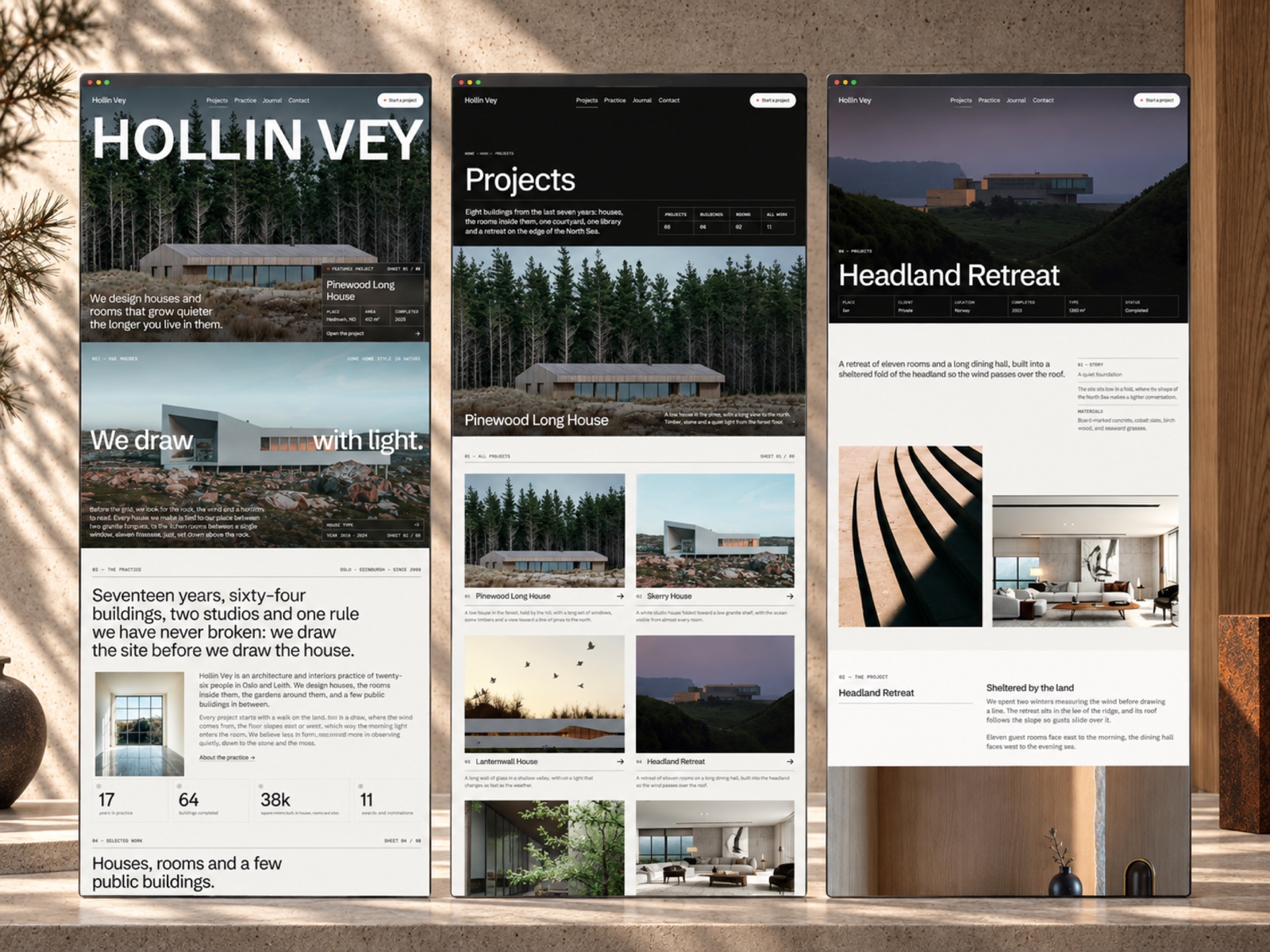 Archslab — Free Architecture Template for Framer preview