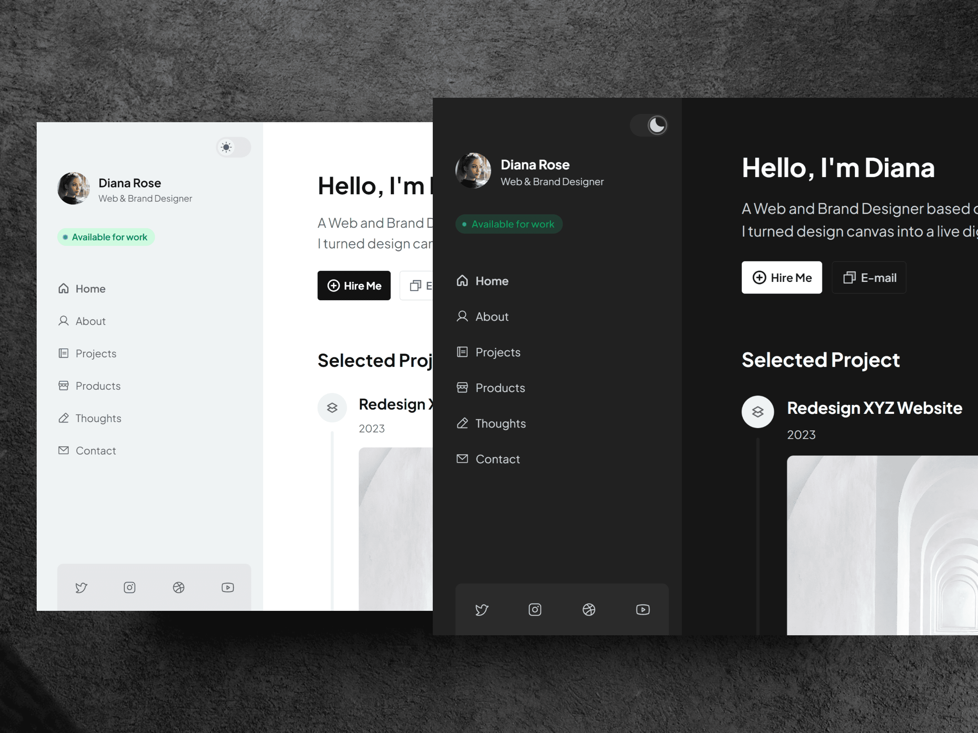 ArtSynth — Free Portfolio Website Template by Anisa Oktariani — Free Portfolio Template for Framer by Anisa Oktariani preview