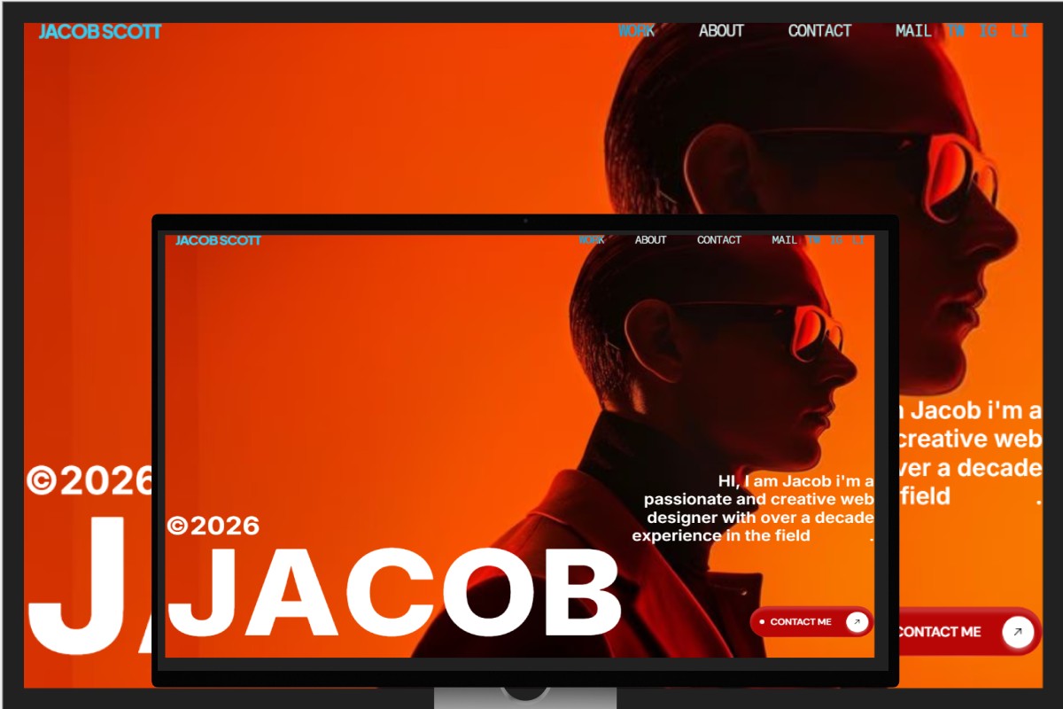 Avenard: Free Portfolio Website Template by Jacob Scott — Free HR Framer Template preview
