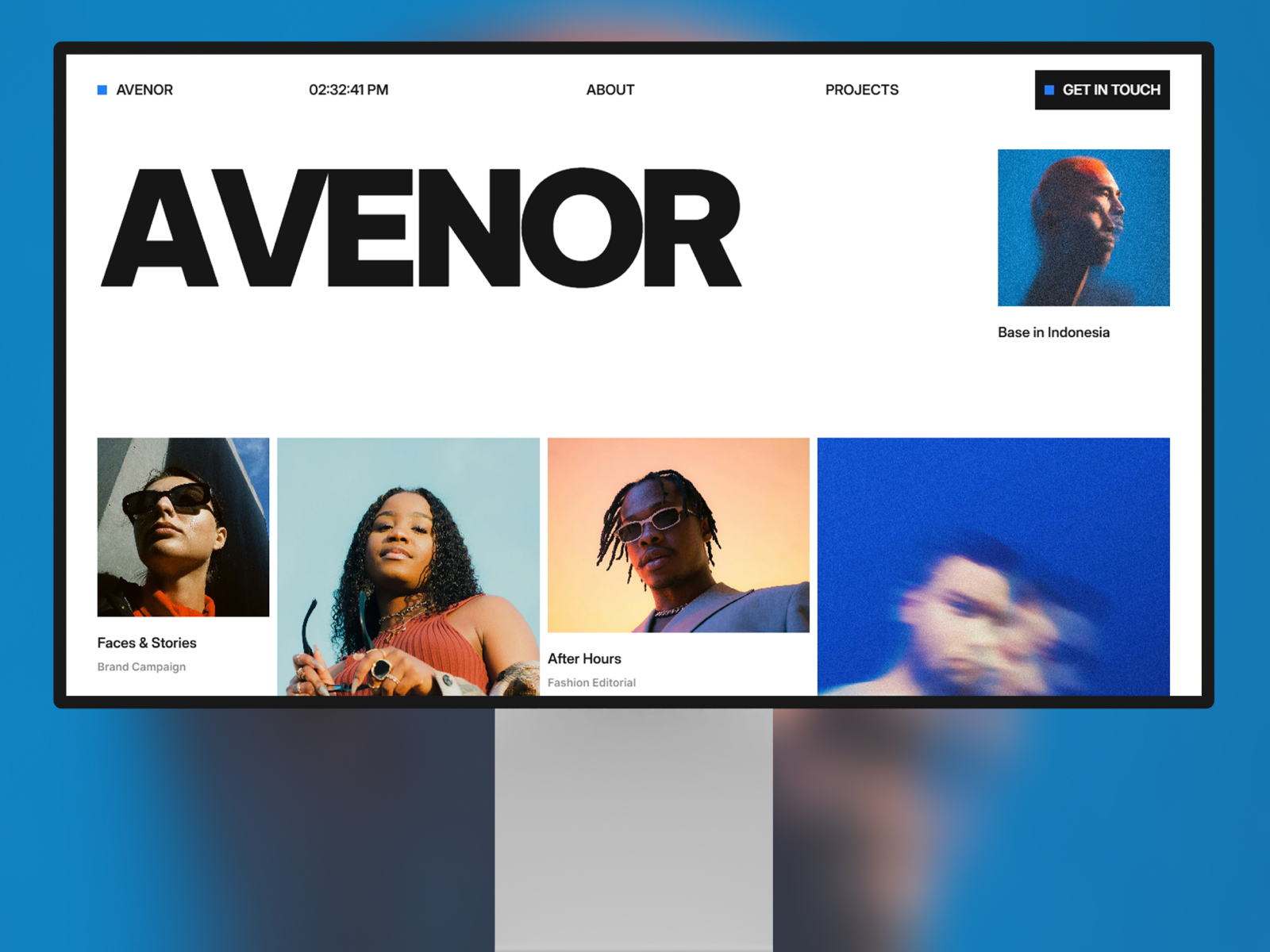 Avenor: Free Photography Website Template by Catalystco — Free Portfolio Framer Template preview