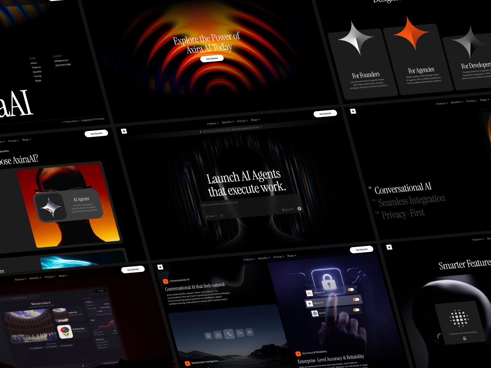 Axira — Free Automotive Framer Template preview
