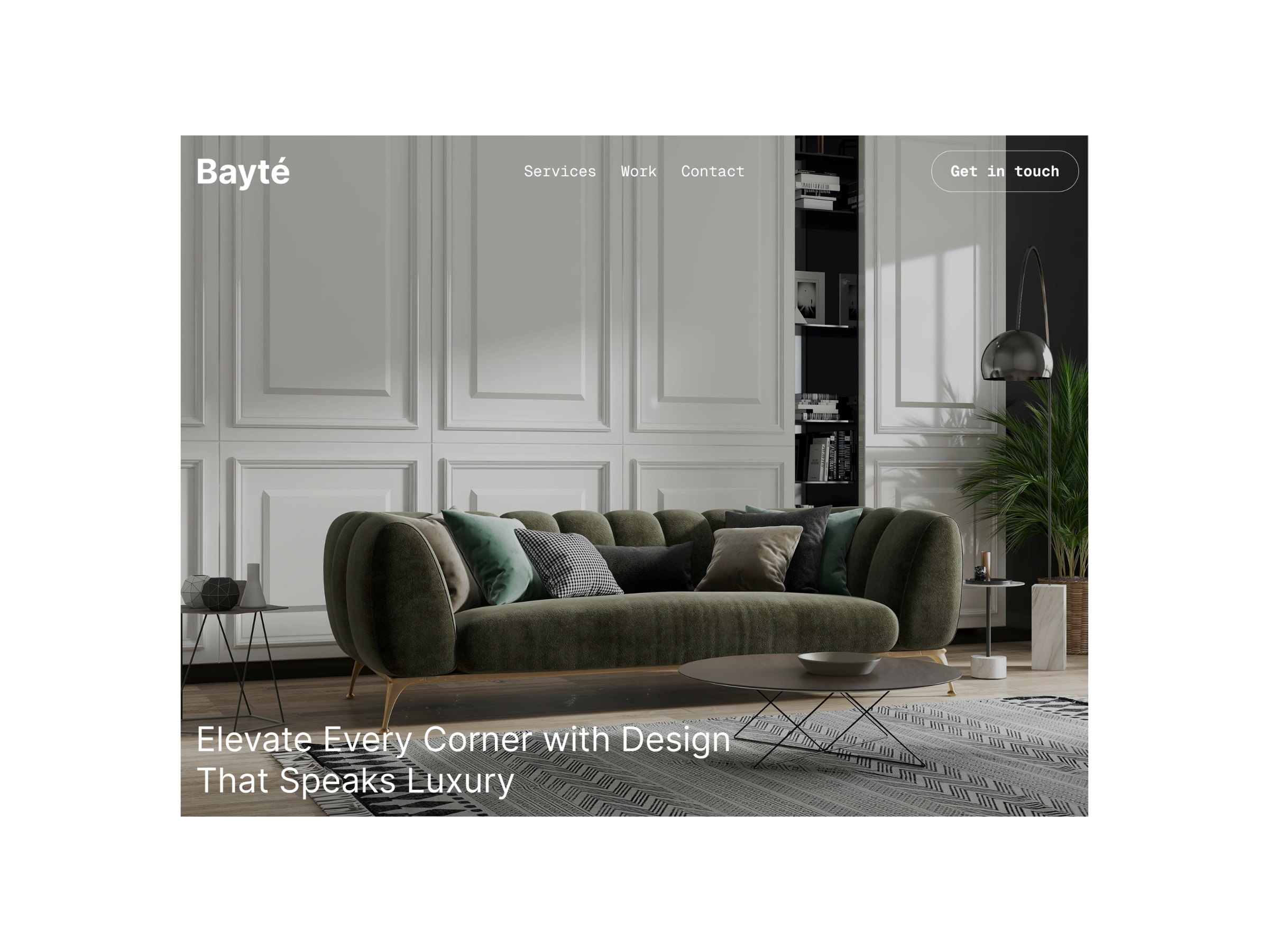 Bayte — Free Architecture Framer Template preview