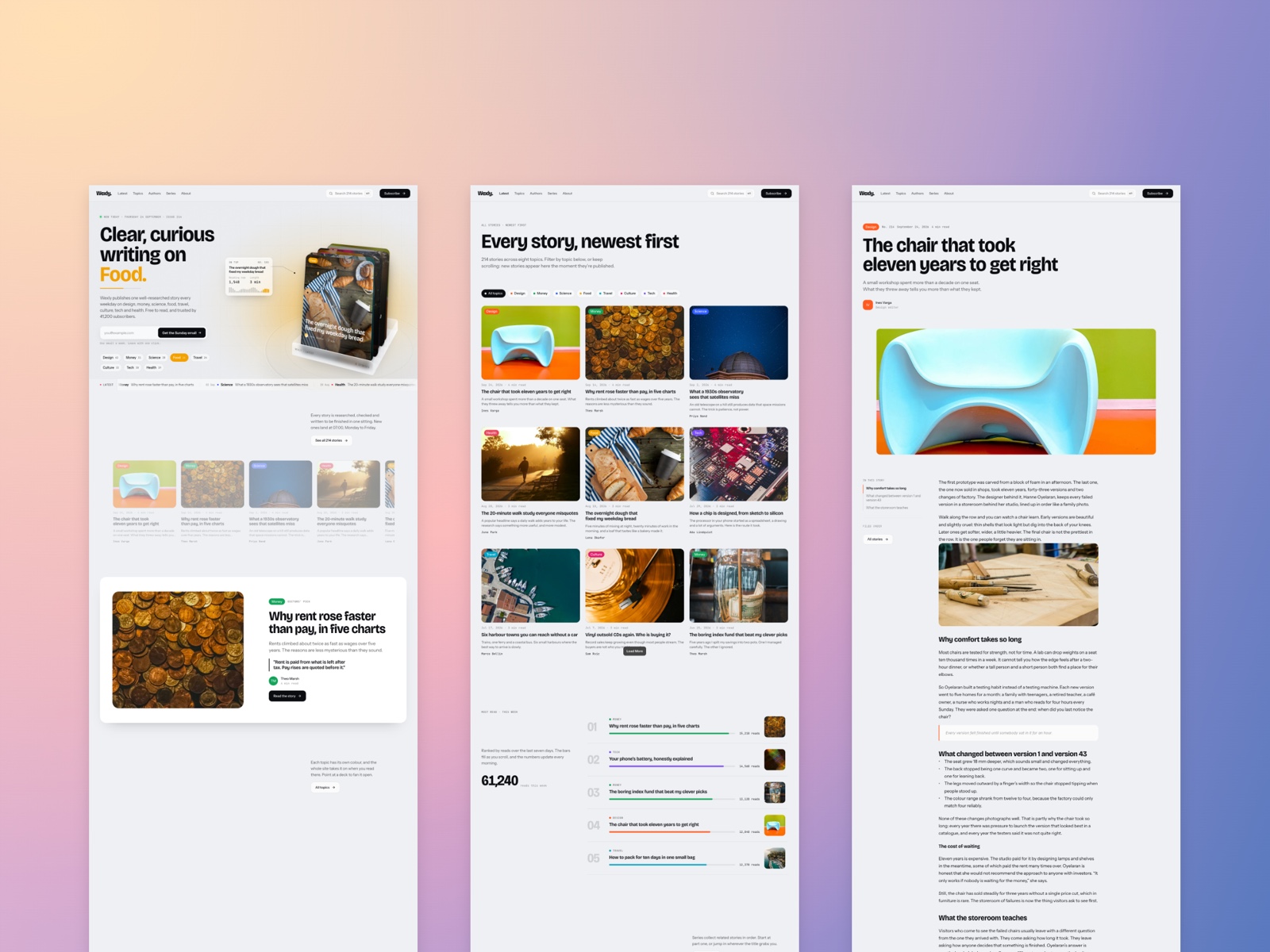 Blogdeck — Free Blog Template for Framer preview