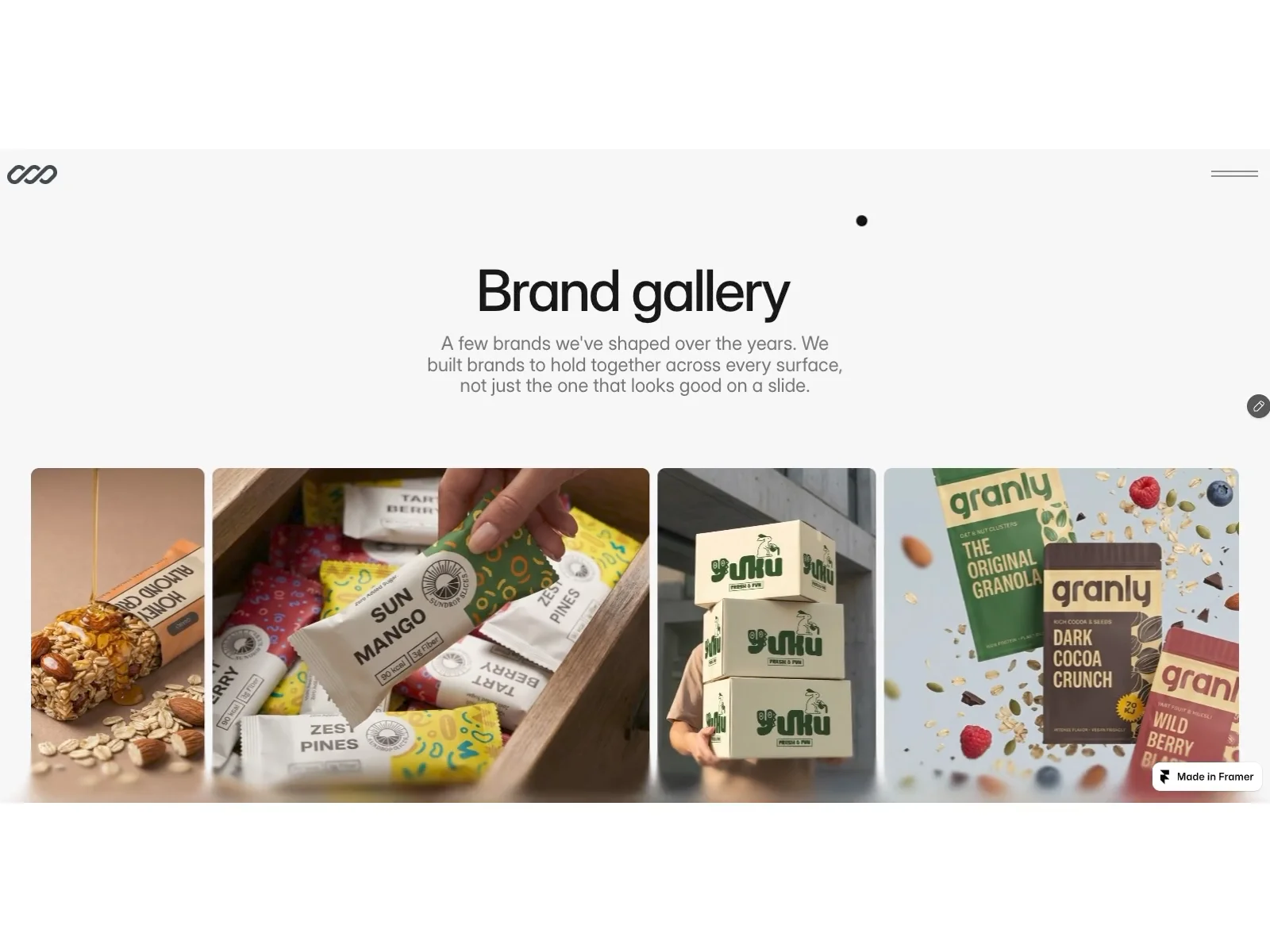 Brande — Free Portfolio Template for Framer preview