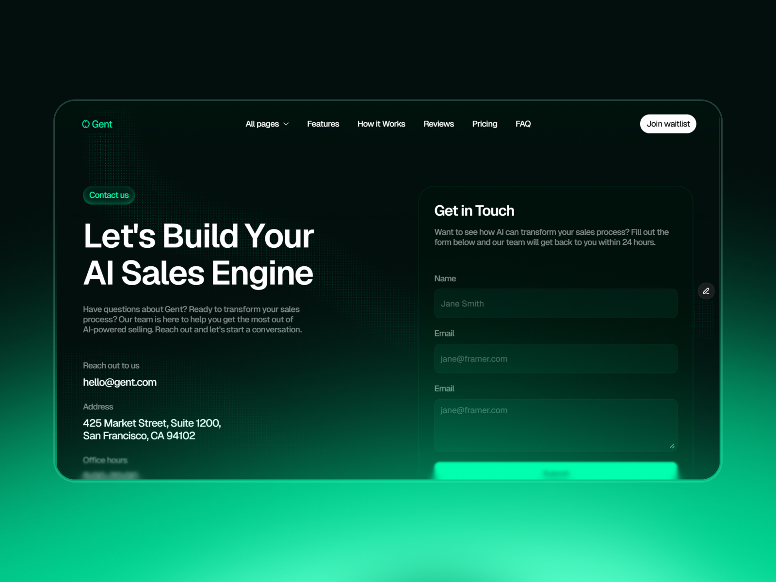 Building OS Page: Free AI Website Template by Anamika Yadav — Free Landing Page Framer Template preview