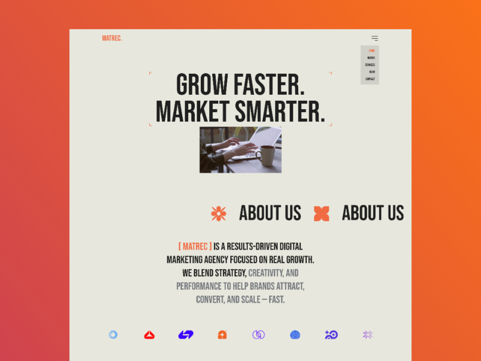 Businix — Free Agency Website Template by Mezario — Free HR Template for Framer by Mezario preview