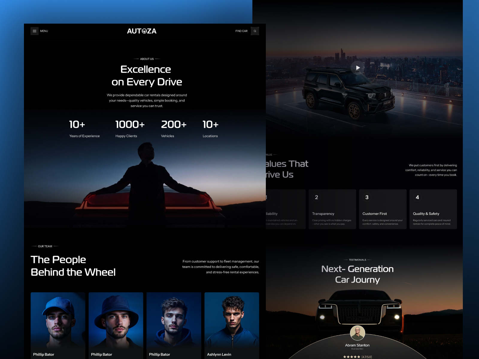 Car Washs: Free Startup Website Template by Mezario — Free Automotive Framer Template preview