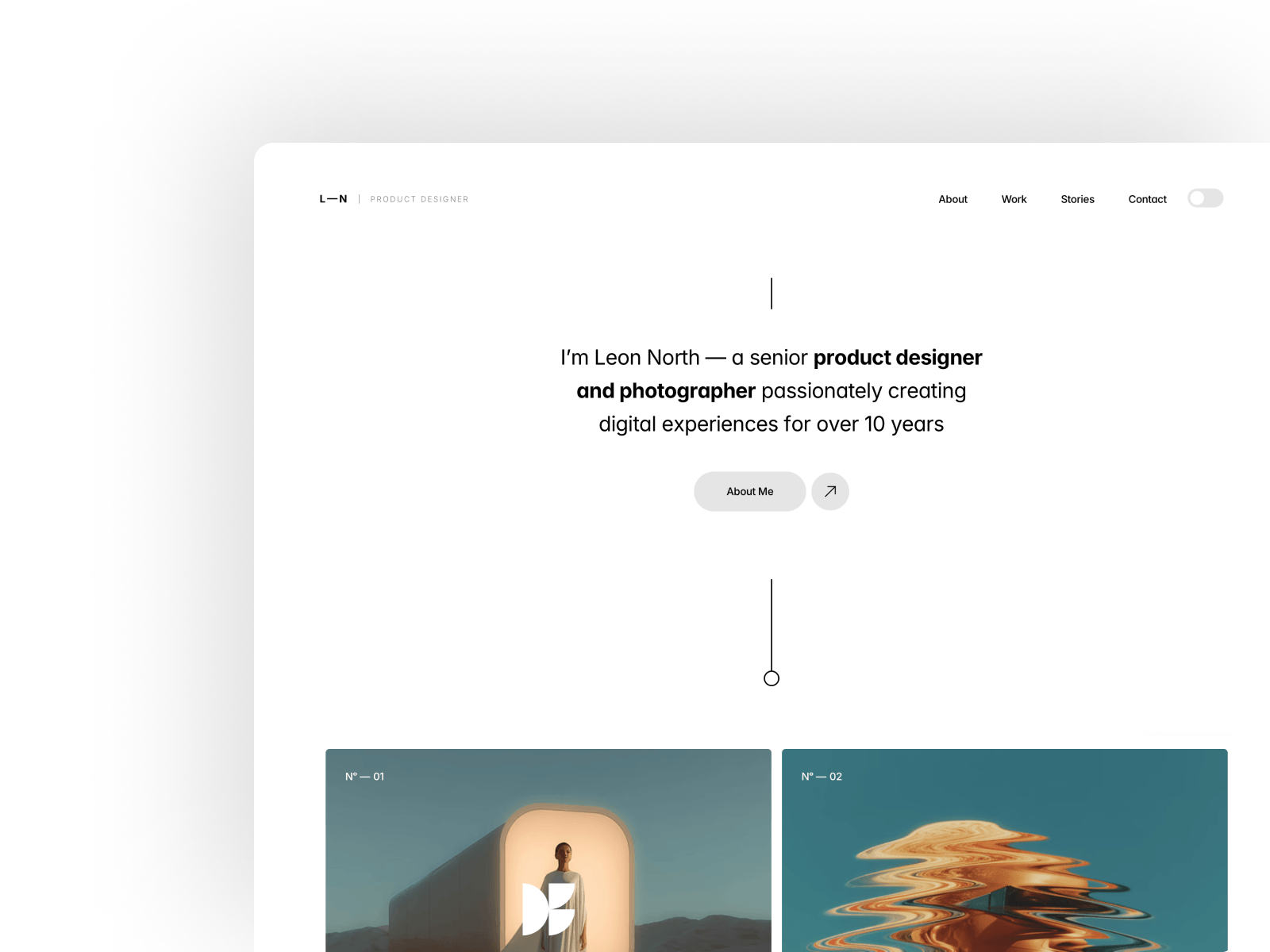 Carme — Free Portfolio Template for Framer preview