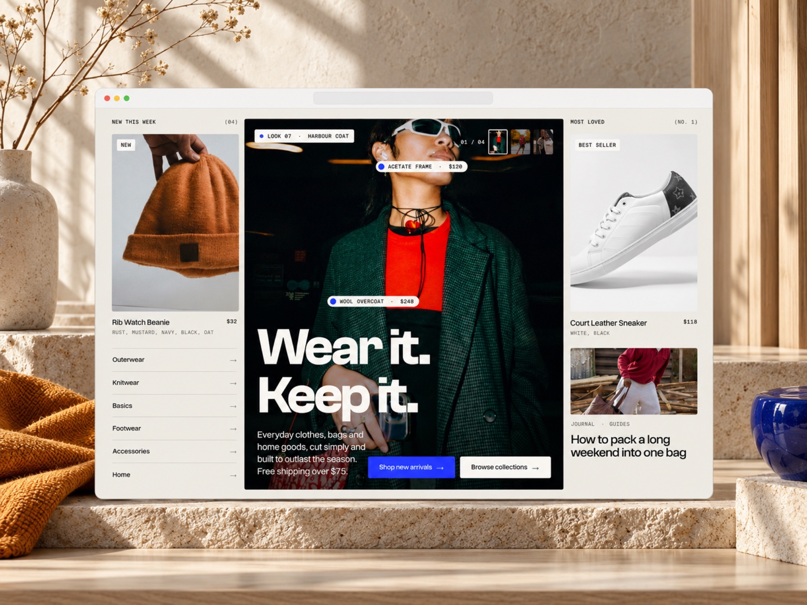 Catalogfront — Free Ecommerce Template for Framer preview