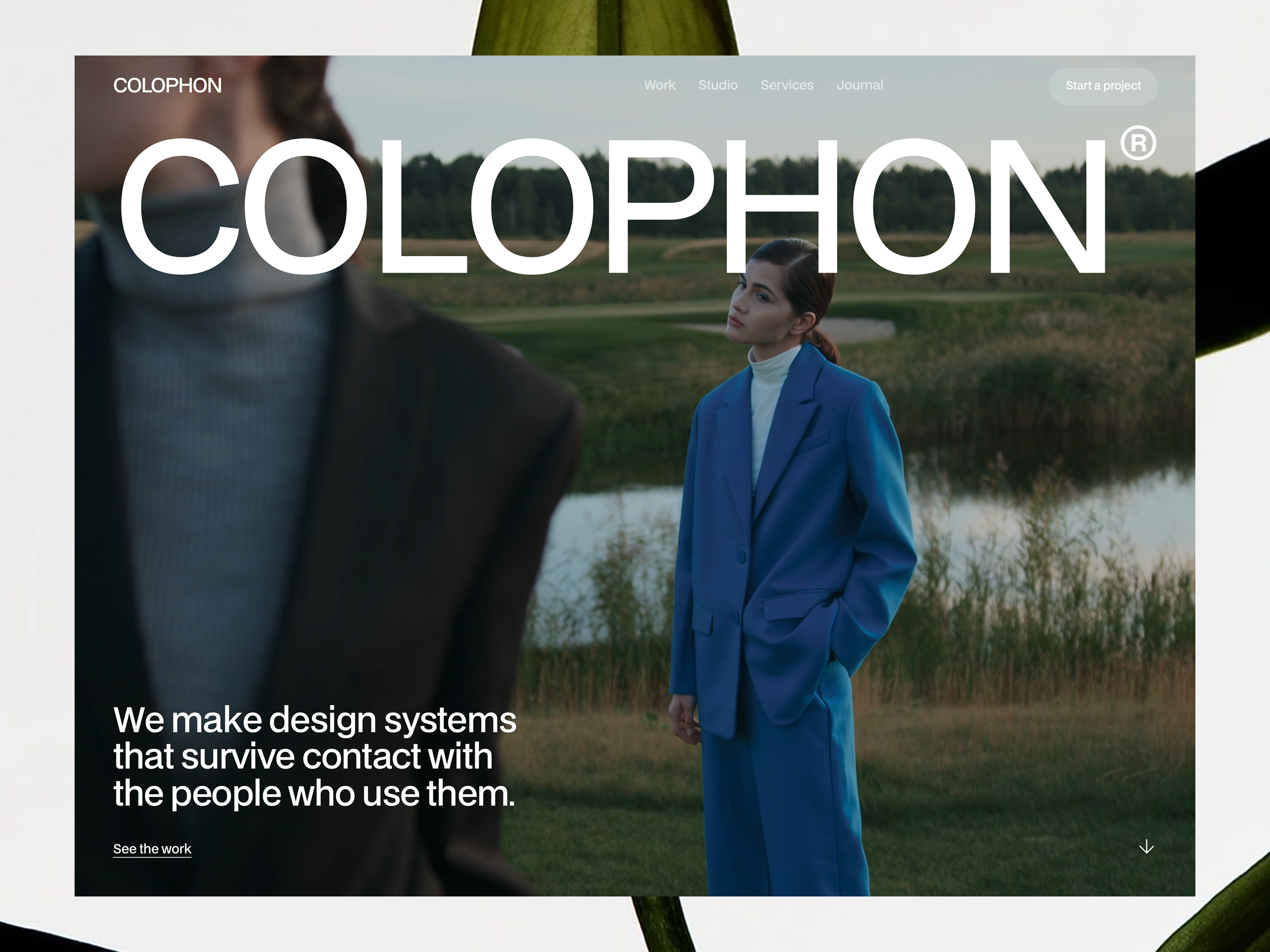 Colophon — Free Agency Template for Framer preview