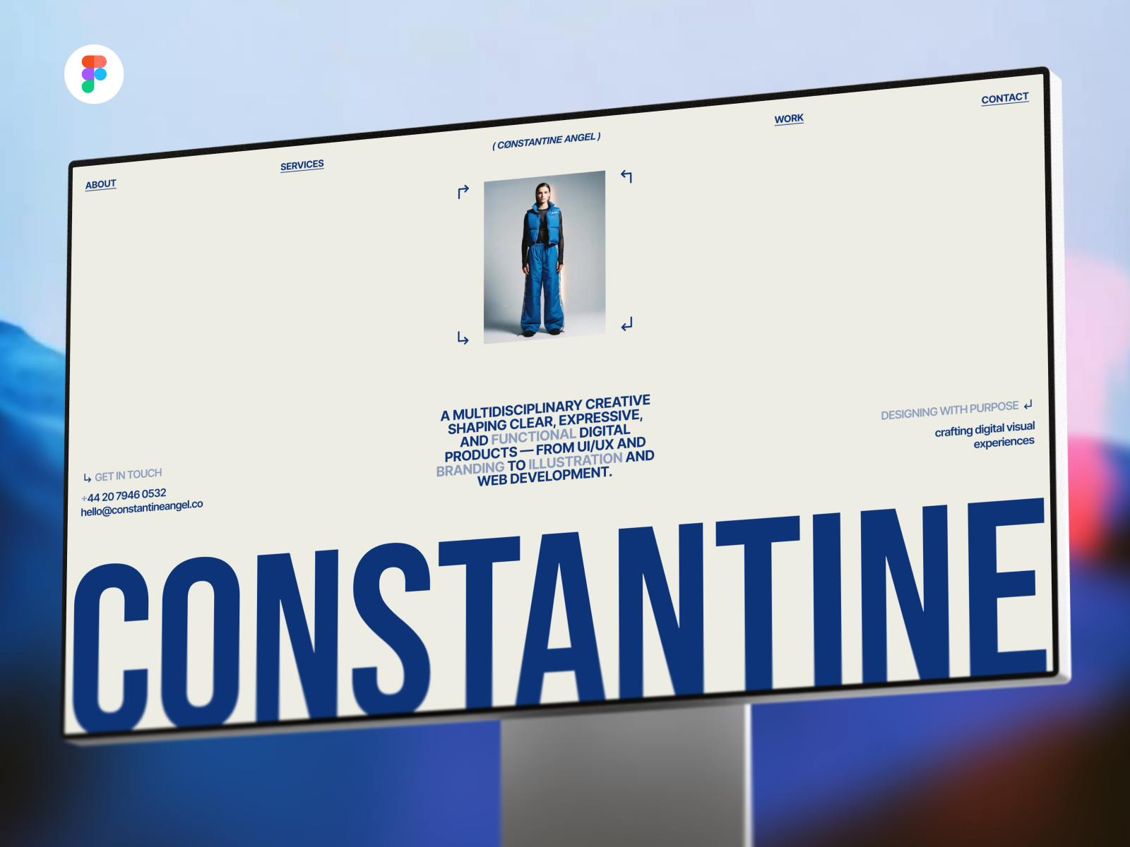 Constantine — Free Agency & Portfolio Framer Template preview