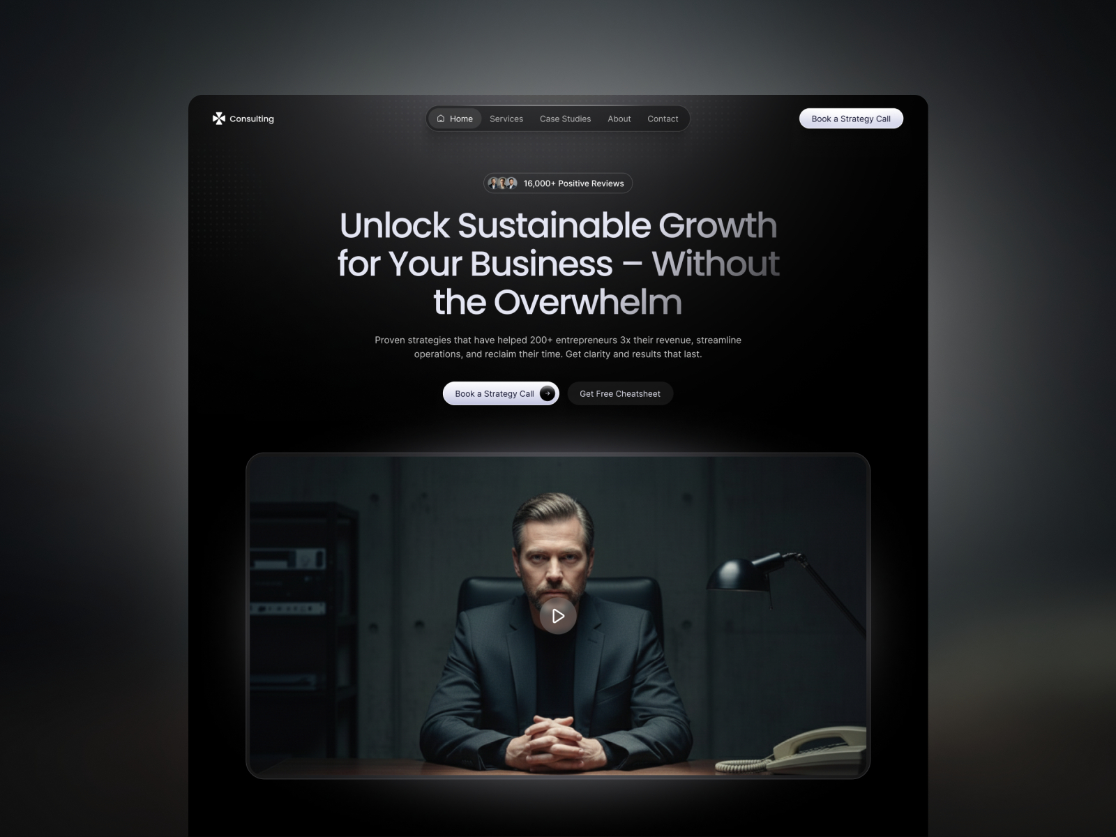 ConsultTitan — Free Consulting Framer Template preview