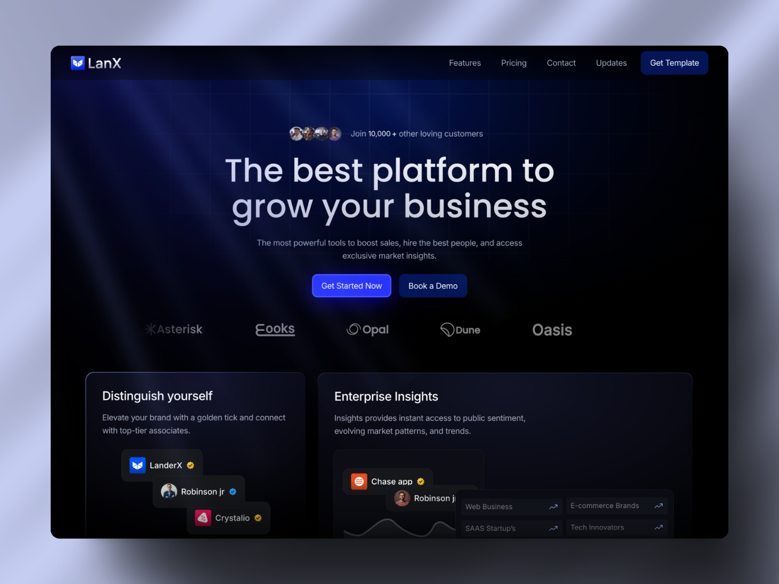 Copy Ipsum: Free Agency Website Template by Miguel Ferreira — Free Agency Framer Template preview