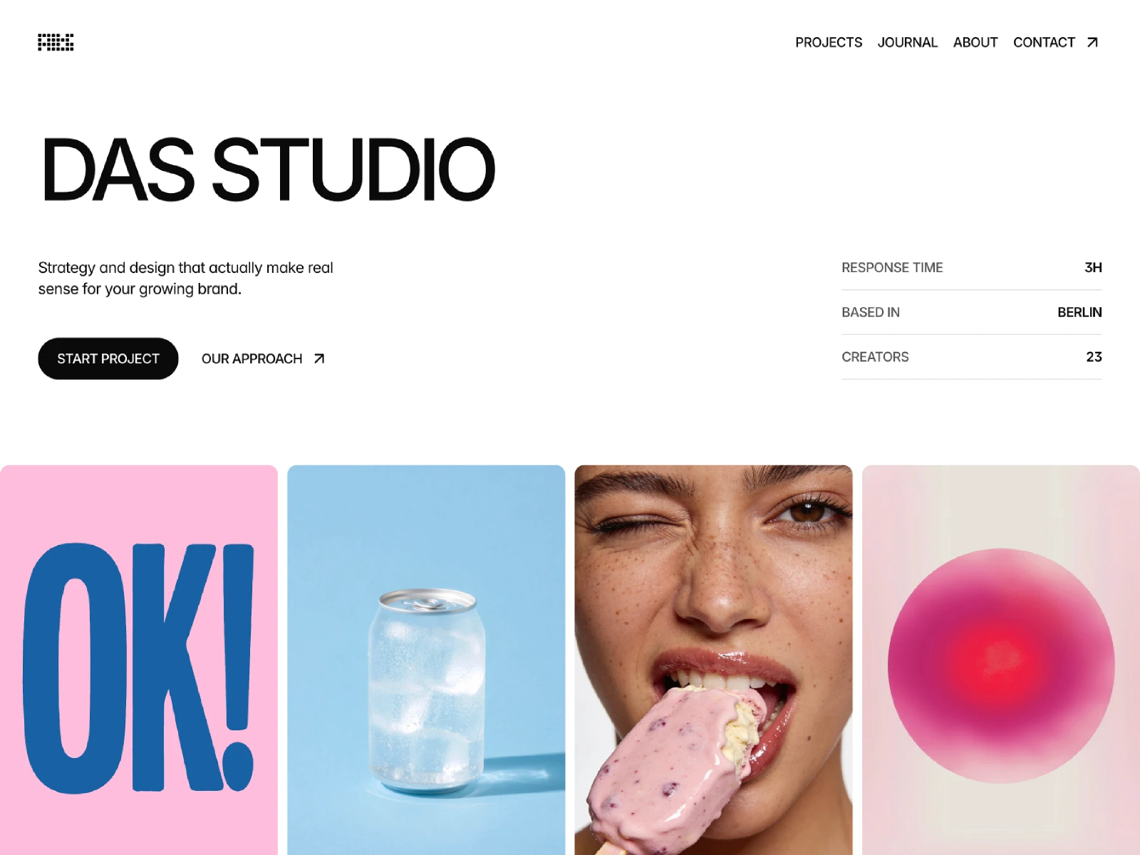 Das Studio — Free Agency Framer Template preview