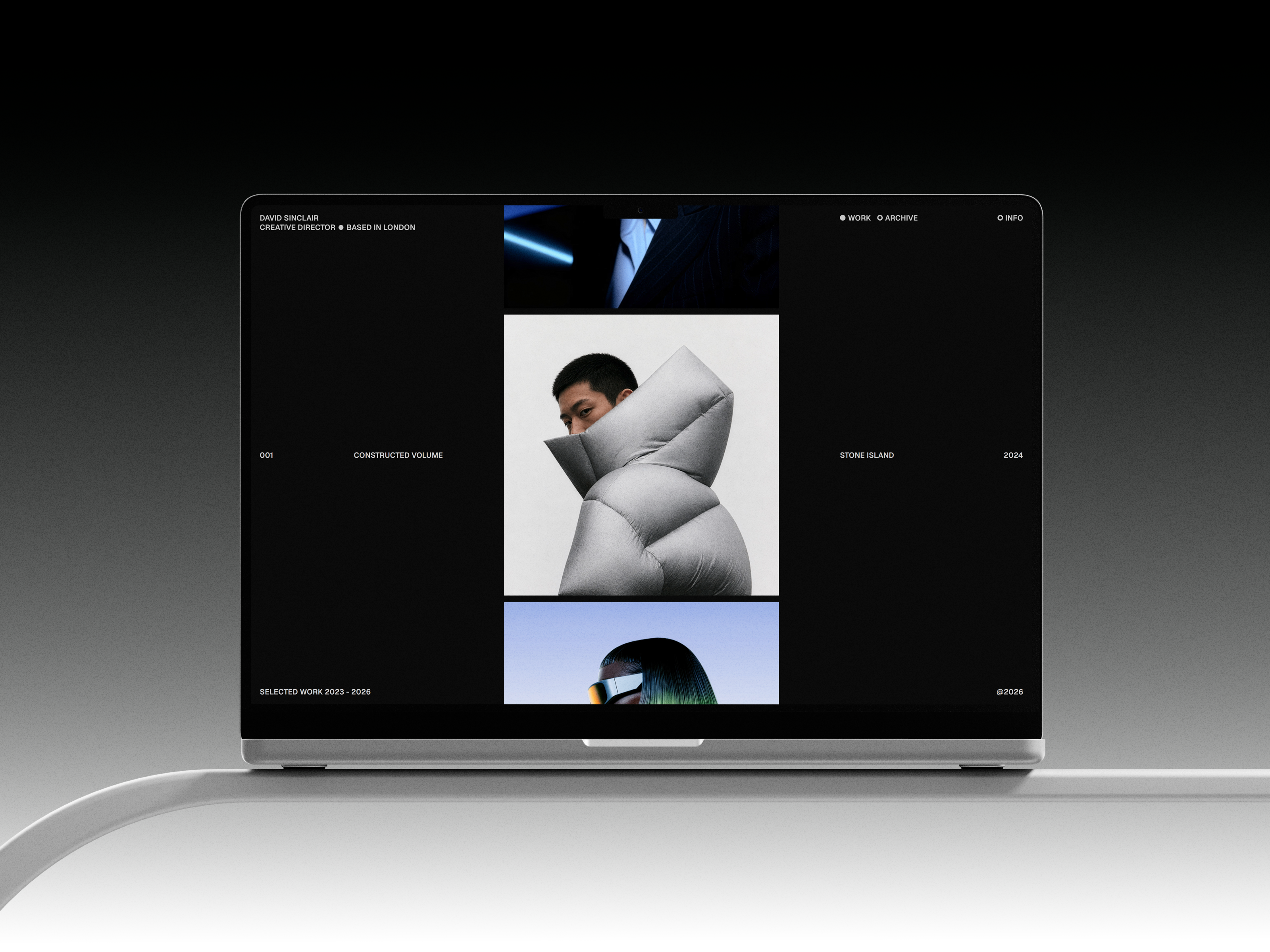 David Sinclair — Free Portfolio Framer Template preview